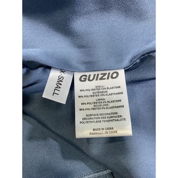 Guizio 'Paillette' Blue Polyester Skirt Size XS - Picture 4 of 5